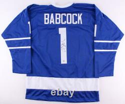 Mike Babcock Signed Maple Leafs Jersey (Beckett COA) Current NHL Head Coach