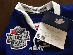 Mike Gartner Game Worn Jersey Centennial Classic Toronto Maple Leafs playoff HOF