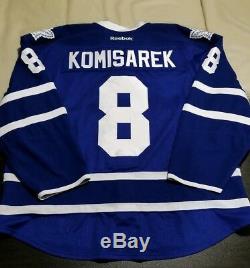Mike Komisarek GAME WORN Toronto Maple Leafs Jersey HOME Real Sports LOA
