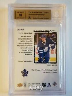 Mitch Marner 2016-17 Exquisite Collection Auto 19/25