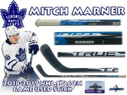 Mitch Marner 2018-2019 Game Used Stick Toronto Maple Leafs Leafs COA Provided