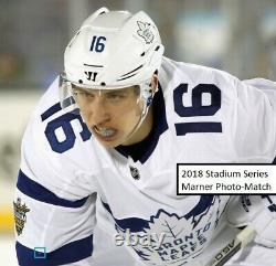Mitch Marner 2018 Toronto Maple Leafs Game Worn Jersey Photo-Match Family LOA