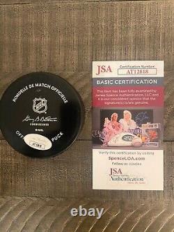 Mitch Marner Autographed Toronto Maple Leafs Game Puck NHL JSA