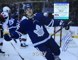 Mitch Marner SIGNED Toronto Maple Leafs PSA 11x14 PHOTOGRAPH