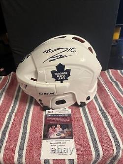 Mitch Marner Signed Full Size Toronto Maple Leafs Helmet NHL JSA COA