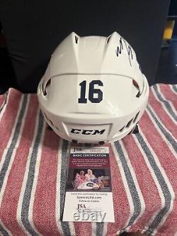 Mitch Marner Signed Full Size Toronto Maple Leafs Helmet NHL JSA COA