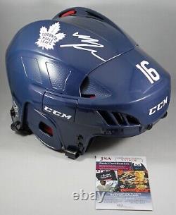 Mitch Marner Signed Full-size Toronto Maple Leafs Helmet Fs NHL Autograph Jsacoa