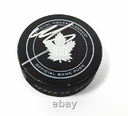 Mitch Marner Signed NHL 100 Year Official Game Hockey Puck Maple Leafs JSA Auto