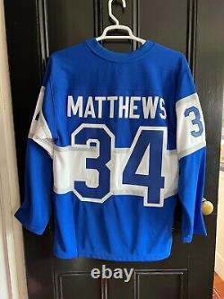 Mitchell and Ness Auston Matthews Jersey Size Large NWT