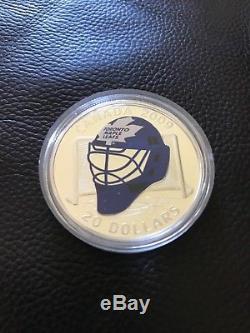 Montreal Canadian and Toronto Maple Leaf goalie mask coin + 100th Anniversary