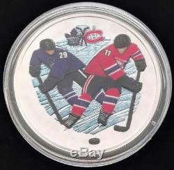 Montreal Canadiens vs Toronto Maple Leafs 20 rubles 100 pcs. Proof Silver Coin