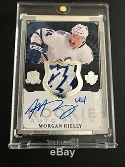 Morgan Rielly 2013-14 The Cup # 121 Rookie, Auto, Patch 99/249 SP