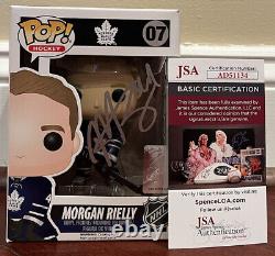 Morgan Rielly Autographed Signed NHL Pop Funko Toronto Maple Leafs JSA COA