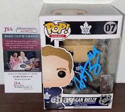 Morgan Rielly Signed Autographed Funko Pop 07 Toronto Maple Leafs JSA