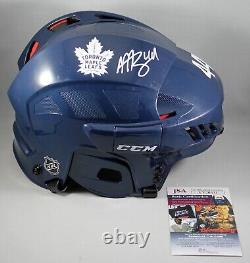 Morgan Rielly Signed Full-size Toronto Maple Leafs Helmet Fs NHL Auto +jsa Coa