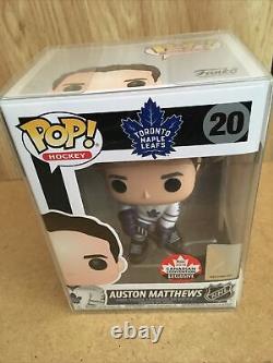 NHL AUSTON MATTHEWS EXCLUSIVE FUNKO POP Toronto Maple Leafs #20 2018 Ltd Edition