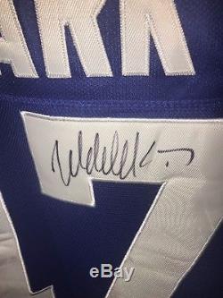NHL CCM Toronto Maple Leafs Jersey Signed Wendel Clark #17 Men Size 54