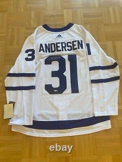 NHL Frederik Andersen Jersey Toronto Maple Leafs Signed Coa Fanatics