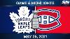 Nhl Game Highlights Maple Leafs Vs Canadiens Game 4 May 25 2021
