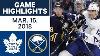 Nhl Game Highlights Maple Leafs Vs Sabres Mar 15 2018
