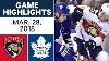 Nhl Game Highlights Panthers Vs Maple Leafs Mar 28 2018