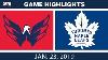 Nhl Highlights Capitals Vs Maple Leafs Jan 23 2019