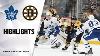 Nhl Highlights Maple Leafs Bruins 10 22 19