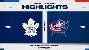 Nhl Highlights Maple Leafs Vs Blue Jackets October 22 2024