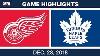 Nhl Highlights Red Wings Vs Maple Leafs Dec 23 2018