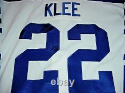 NHL TORONTO MAPLE LEAFS GAME WORN HOCKEY JERSEY KEN KLEE 3rd SET 2005-06 MEIGRAY