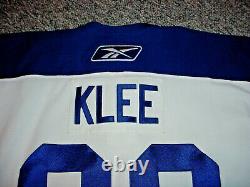 NHL TORONTO MAPLE LEAFS GAME WORN HOCKEY JERSEY KEN KLEE 3rd SET 2005-06 MEIGRAY