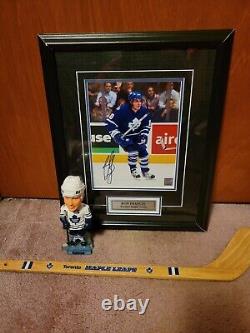 NHL Toronto Maple Leafs Ron Francis Signed Photo, Sundin Bobblehead, Mini Stick