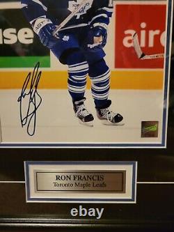 NHL Toronto Maple Leafs Ron Francis Signed Photo, Sundin Bobblehead, Mini Stick