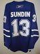 Nwt Auto Signed Ccm Reebok Mats Sundin 13 Toronto Maple Leafs Hockey Jersey Xl
