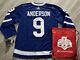 Nwt Autographed Glenn Anderson Adidas Toronto Maple Leafs Hockey Jersey Sz 54