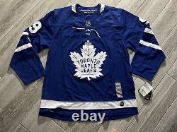 NWT Autographed Glenn Anderson Adidas Toronto Maple Leafs Hockey Jersey Sz 54
