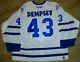 Nathan Dempsey, Game Worn, Jersey, Eishockeytrikot, Toronto Maple Leafs, Mit Loa