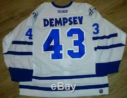 Nathan Dempsey, Game Worn, Jersey, Eishockeytrikot, Toronto Maple Leafs, mit LoA