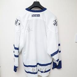 Nathan Perrott #26 Signed Autographed Toronto Maple Leafs NHL CCM Jersey size L