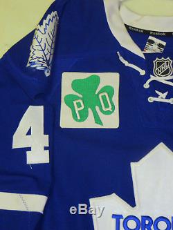 Nazem Kadri Toronto Maple Leafs Game Worn jersey LOA PHOTOMATCHED with Quinn Patch