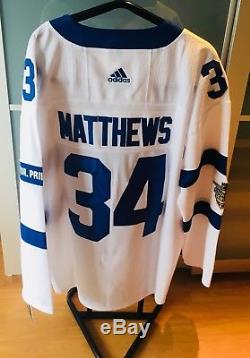 Neues Adi NHL Trikot Toronto Maple Leafs Matthews 34# Grösse L Stadium Series