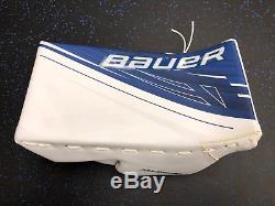 New! Bauer 1s Toronto Maple Leafs NHL Pro Stock Goalie Blocker Nxg James Reimer