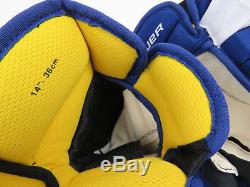 New! Bauer NXG Toronto Maple Leafs NHL Pro Stock Return Hockey Player Gloves 14