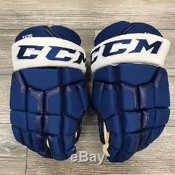 New! CCM Hg50xp Toronto Maple Leafs Pro Stock Hockey Gloves 14 Kadri