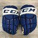 New! Ccm Hg50xp Toronto Maple Leafs Pro Stock Hockey Gloves 14 Kadri