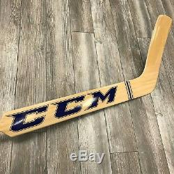 New! CCM Left Pro Stock Goalie Stick One Piece Toronto Maple Leafs Bernier Retro
