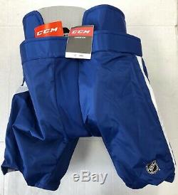 New CCM Pro Stock Toronto Maple Leafs hockey goalie pants royal Med HPG14A Fit 1