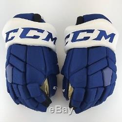 New! CCM Tacks Toronto Maple Leafs NHL Pro Stock Hockey Gloves 14 Leivo
