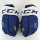 New! Ccm Tacks Toronto Maple Leafs Nhl Pro Stock Hockey Gloves 14 Leivo
