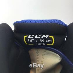 New! CCM Tacks Toronto Maple Leafs NHL Pro Stock Hockey Gloves 14 Leivo